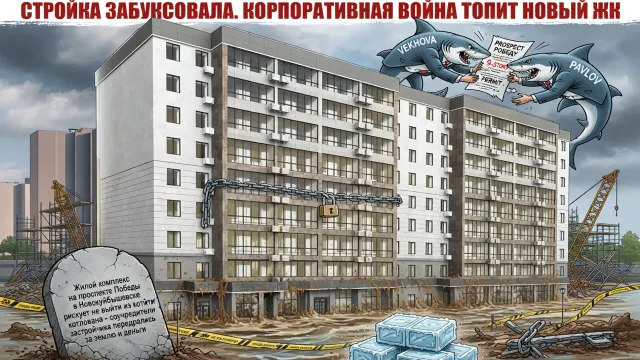 Стройка забуксовала. Корпоративная война топит новый ЖК